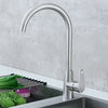 Kitchen Sink Mixer Spin Taps Single Lever Chrome Brass Spray Mono Tap Faucet