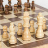 Chess Wooden Set Folding Chessboard Magnetic Pieces Wood Board UK New