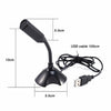 Desktop USB Microphone Stand Mini Studio Speech MIC for PC Laptop Netbook WW UK