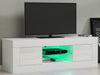 Modern 125cm TV Unit Cabinets Stand Bench High Gloss 2 Doors with FREE RGB LED