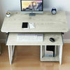 Home Office Computer Desk Study Writing Table PC Workstation Shelf Furniture UK