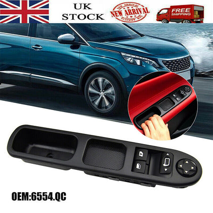 For PEUGEOT 207 Citroen C3 6554.QC Electric Power Window Master Control Switch