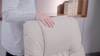 SORENTO SWIVEL RECLINER LINEN FABRIC CHAIR w FOOT STOOL ARMCHAIR