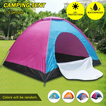 3-Person Instant Spring Tent Waterproof Camping Outdoor Family Hiking Shelter