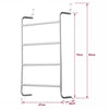 4 Tier Over The Door Bar in Silver Powder Coating Towel Rail