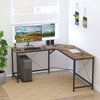 Corner L-Shape Computer Desk PC Workstation Writing Gaming Table Home Office