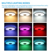 Dimmable 36/60W RGB LED Ceiling Light Bluetooth Music Speaker Lamp APP Control