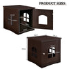 Cat Litter Box Enclosure Kitty Hidden Washroom Toilet Bedside Sleeping House
