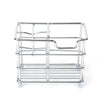 Stainless Steel Bathroom Toothbrush Holder Metal Toothpaste Stand Storage Rack