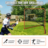 6'x6' Lacrosse Goal Net Folding Backyard Lacrosse Training Equipment Steel
