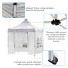 2m/3m Gazebo Marquee Heavy Duty Garden Tent Showerproof Full Side Curtains Party