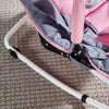 2 in 1 Baby Bouncer Rocker Chair Feeding Relaxing Chair Infant Swing Seat Cradle