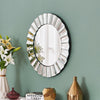 ITALIAN Medium Modern Wall Round Bathroom Hallway Bedroom Wall Mirror 60 cm UK