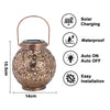 Solar Powered LED Morrocan Lantern Hanging Outdoor Garden Lamp Light Decoration