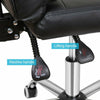 Massage Executive Office Chair Gaming Computer Desk Footrest Recliner Leather UK