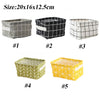 Foldable Storage Basket Box Fabric Small Toy Cosmetic Cases Desk Organizer Tidy