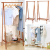 Large Wooden Clothes Rail Rack Garment Dress Hanging Display Stand Storage Shelf
