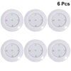 6Pcs Wireless LED Puck Lights Closet Under Cabinet Lighting + Remote Control UK