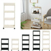 Narrow Slim Kitchen Storage Trolley Fruit Vegetable Gap Rack Basket Shelf Cart
