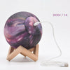 16 Colors LED USB Star Galaxy Moon Lamp w/ Stand Remote 3D Bedroom Night Light