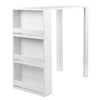 Small Table Wooden Breakfast Bar Table Kitchen Dining Room Furniture Set White