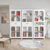 Home/Office Bookcase Storage 5-Tier Shelves with 1 Drawers 2 Doors 180x74x35CM