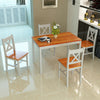 4 Colors Solid Pine Wood Dining table and 2/4 chairs Set Home Kitchen Furniture