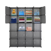 Modern 20-Cube DIY Wardrobe Cupboard Closet Cabinet Organizer Storage Furniture