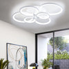 Modern Lamp Ring LED Ceiling Light Chandelier Lights Living Dining Room Decor UK