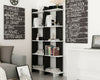 Decorotika Alice 5-Shelf Modern Corner Unit Bookcase Bookshelf Shelving Unit