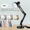 Metal Swing Arm Desk Lamps with LED Bulb Clamp Adjustable Table Lamp for Bedroom