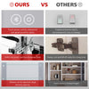 LED Bathroom Mirror Cabinet With Bluetooth Shaver Socket Large Storage 1050x650