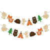 Scandinavian Nordic Forest Animal Felt Banner Bunting Decoration