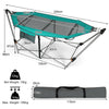 Portable Folding Hammock Outdoor Garden Swing Chair Seat W/ Stand-Folds Camping