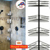Non-Rust Bathroom Telescopic Corner Shelf Storage 4 Tier Shower Caddy Organiser