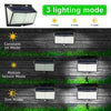 288/468 LED Solar PIR Motion Wall Security Lights Outdoor Garden Bright Upgrade