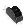 5 Compartment Faux Leather Remote Control Holder Desk Stationery Organizer - 3 C
