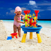 2-in-1 Sand and Water Activity Table Toy Set Children Kids Indoor Outdoor Play
