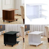 Rolling Printer CPU Cart Stand Open Shelves Storage Cabinet Utility Home Office