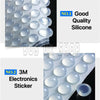 100Pcs Silicone Rubber Feet Anti-Slip & Collision Clear Self Adhesive Sticky Pad