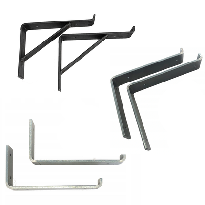 Scaffold Board Wall Shelf Brackets Heavy Duty Handmade Industrial Steel Metal