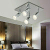 4 Way LED Ceiling Spotlight Fitting Bar Spot Light Kitchen Lights Modern Gu10 UK