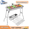 Barbecue Folding BBQ Charcoal Grill Stainless Steel Outdoor Patio Garden Picinic