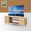 TV Unit Cabinet Stand Sideboard Cupboard Storage Shelf Walnut w/ 2 doors Home