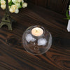 6-36x Clear Glass Ball Fillable Bauble Hanging/Table LED Candle Tea Light Holder