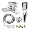 Bathroom Wall Mounted Bathtub Waterfall Shower Tap Mixer Bath Faucet Hand Spray