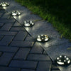 LED Solar Power Ground Lights Floor Decking Patio Outdoor Garden Lawn Path Lamps