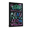 LED Writing Board Drawing Message Flashing Erasable Home Neon Sign Box Kids Toys