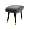 NEW Velvet Seat Footrest Pouffe Footstool Stool Padded Ottoman Sofa Bench Chair