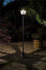 Victorian Solar Outdoor Lighting Security Garden Path Lamp Post Lantern 1.8m